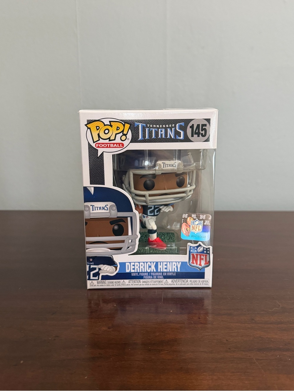 Funko Pop! Derrick Henry - Navy, White & Red Titans Figure